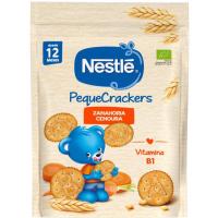 PequeCrackers de zanahoria NESTLE, bolsa 100 g PequeCrackers de zanahoria NESTLE, bolsa 100 g