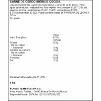 Delizias elab. con cerdo ibérico ELPOZO, al corte, compra mínima 100 g