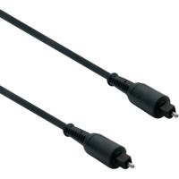 Cable de audio, fibra óptica 1,2 m - negro 370230 METRONIC