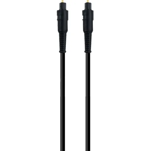Cable de audio, fibra óptica 1,2 m - negro 370230 METRONIC