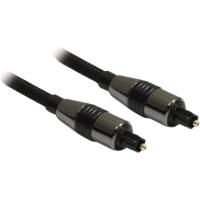 Cable audio fibra óptica PREMIUM 2 m negro 419220 METRONIC