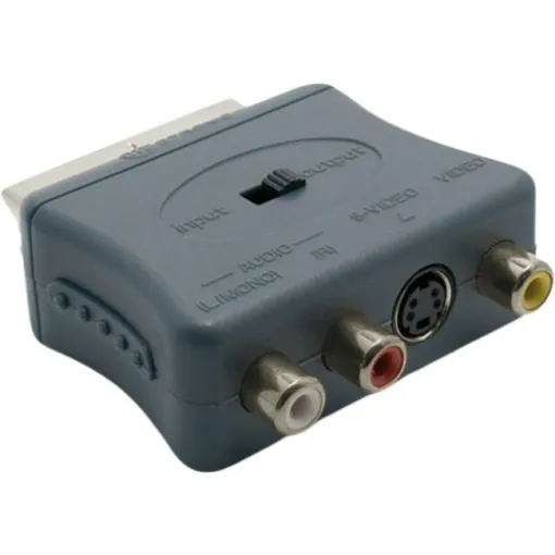 Adaptador Euroconector a RCA/ SVIDEO entrada/salida 375009 METRONIC Adaptador Euroconector a RCA/ SVIDEO entrada/salida 375009 METRONIC