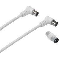 Cable coaxial 9,52 mm macho/hembra 2m+adaptador 338008 METRONIC