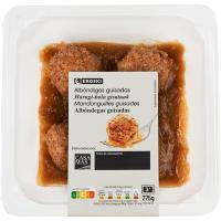 Albóndigas guisadas EROSKI, bandeja 275 g