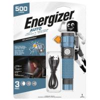 Linterna de coche recargable 500 LM, rompe cristal y corta cinturón ENERGIZER