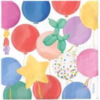 Servilleta papel de doble capa, estampado globos, 33x33 cm OH YEAH!, pack 20 uds Servilleta papel de doble capa, estampado globos, 33x33 cm OH YEAH!, pack 20 uds