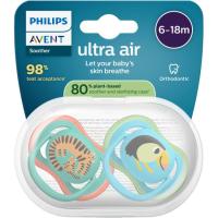 AVENT Ultra Air Loro txupetea 6-18 hilabete, sorta 2 ale