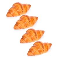 Croissant recto de mantequilla 23%  EROSKI, 204 g, 3+1 ud