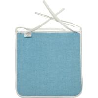 Cojín cuadrado para silla con cordones, estampado rombos Odessa, 40x40x2 cm