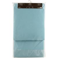 Cojín para tumbona con cordones en Azul Abany, 185x60x4 cm