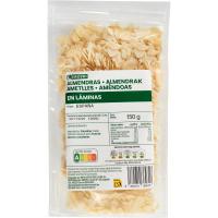 EROSKI almendra xerratua, poltsa 150 g EROSKI almendra xerratua, poltsa 150 g