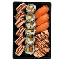 Salmón flambeado selección SUSHITAKE, bandeja 524 g