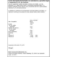 Leche ferm. c/ vitaminas, arándanos-grosellas KAIKU, pouch 110 g