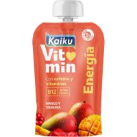 Leche ferm. con vitaminas, mango y guaraná KAIKU, pouch 110 g