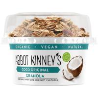 Postre de coco con granola bio ABBOT KINNEY'S, tarrina 145 g