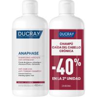 DUCRAY ANAPHASE erorketa kronikoaren aurkako xanpua, sorta 2x400 ml