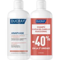 DUCRAY ANAPHASE erorketa erreaktiboaren aurkako xanpua, sorta 2x400 ml