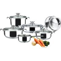 Bateria de acero inoxidable ALZA, 10 piezas