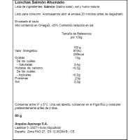 Salmón ahumado suave -25% sal ROYAL, sobre 80 g