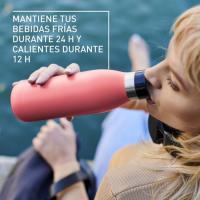 Botella termo hidratación rosa Buldrop TEFAL, 500 ml