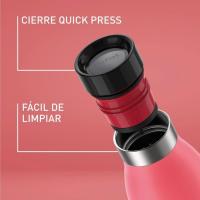 Botella termo hidratación rosa Buldrop TEFAL, 500 ml