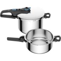 Ollas super rápida Secure Trendy TEFAL, 6 + 4  litros