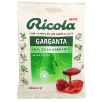 Caramelo balsámico cereza sore Throat RICOLA, bolsa 70 g
