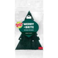Estropajo forma Árbol de Navidad SCOTH-BRITE, 1 ud Estropajo forma Árbol de Navidad SCOTH-BRITE, 1 ud