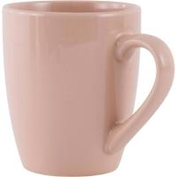 Taza rosa claro 370 ml KASA, 9,8x11,8x8,5 cm