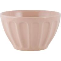 Bol acanalado rosa claro 550 ml KASA, 7,6x13,2x13,2 cm