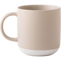 Taza beige Enjoy Today 365 ml KASA, 9,3x6x8,5 cm