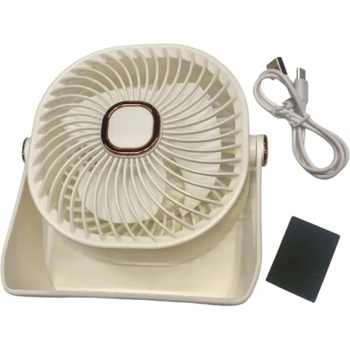 Ventilador mini de sobremesa 2,5W, 3 velocidades, carga por USB MS, 1 ud