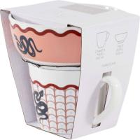 Taza 500 ml + Bol 350 ml modelo Serpiente KASA