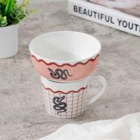 Taza 500 ml + Bol 350 ml modelo Serpiente KASA