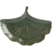 Plato hoja verde KASA, 25,9x2,6x19,9cm