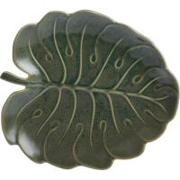 Fuente hoja verde KASA, 24,5x2,7x22,1cm