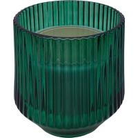 Vela en vaso de vidrio verde, 240 gr, esencia sal marina KASA, 9,7x9,6x9,6 cm