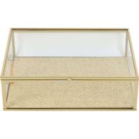 Caja dorada KASA, 6x15,5x20cm