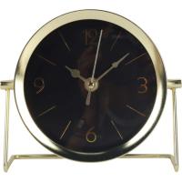 Reloj dorado y negro KASA, 15,5x7x18cm