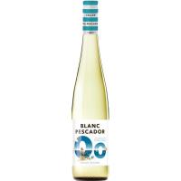 PESCADOR 0,0 alkoholik gabeko ardo zuri pindartsua, botila 75 cl