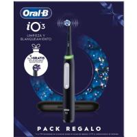 Cepillo dental Io3 negro, funda + 3 recambios ORAL-B BRAUN