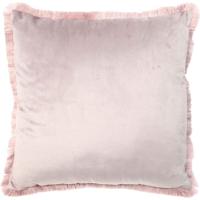 Cojín de terciopelo rosa claro KASA, 45x45 cm