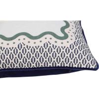 Cojín decorativo azul con tigre KASA, 45x45 cm