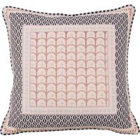 Cojín diseño semicirculos azul KASA, 45x45