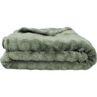 Plaid manta verde Bubble KASA, 130x160 cm