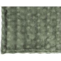 Plaid manta verde Bubble KASA, 130x160 cm
