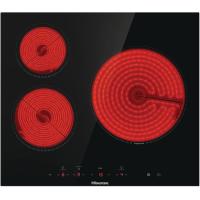 Placa vitrocerámica, 3 fuegos E6332BSCE HISENSE