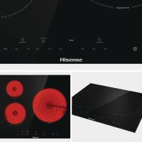 Placa vitrocerámica, 3 fuegos E6332BSCE HISENSE