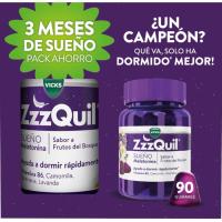 Gominolas Sueño sabor frutos del bosque ZZZQUIL, pack 90 uds