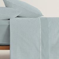 Juego de sábanas 3 piezas 100% microfibra, diseño Vichy A.MIRÓ, talla 90 cm